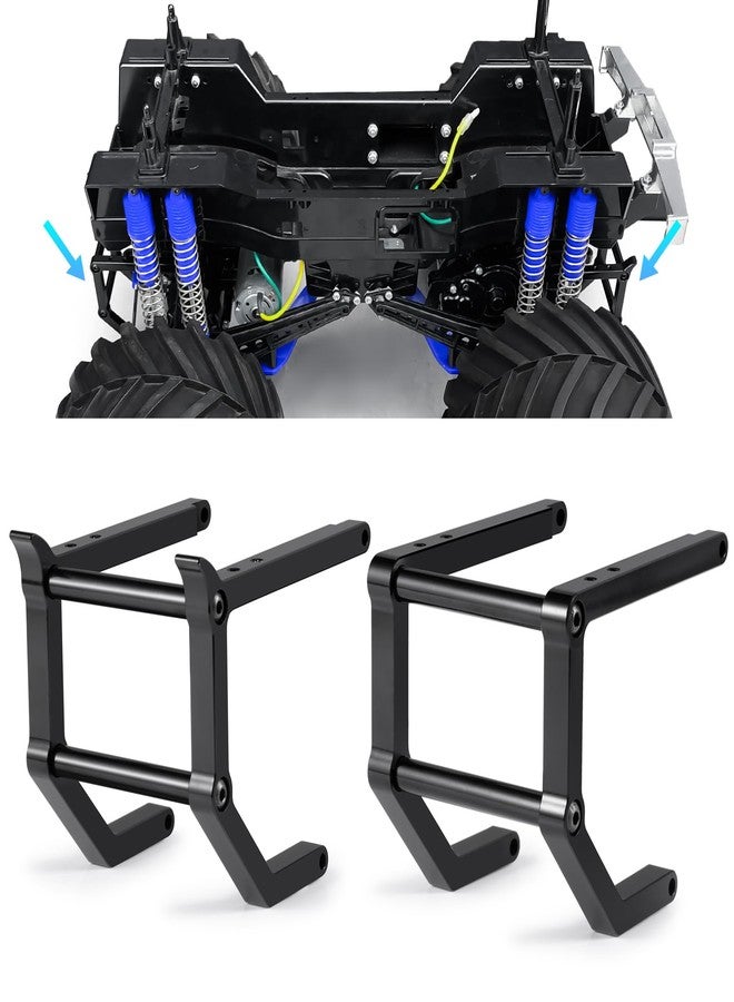 قطع غيار WEFEINO المصنوعة من الألومنيوم لتثبيت المصد الأمامي والخلفي لسيارة التحكم عن بعد Tamiya Clod Buster 4×4×4 بمقياس 1/10 - Image 1